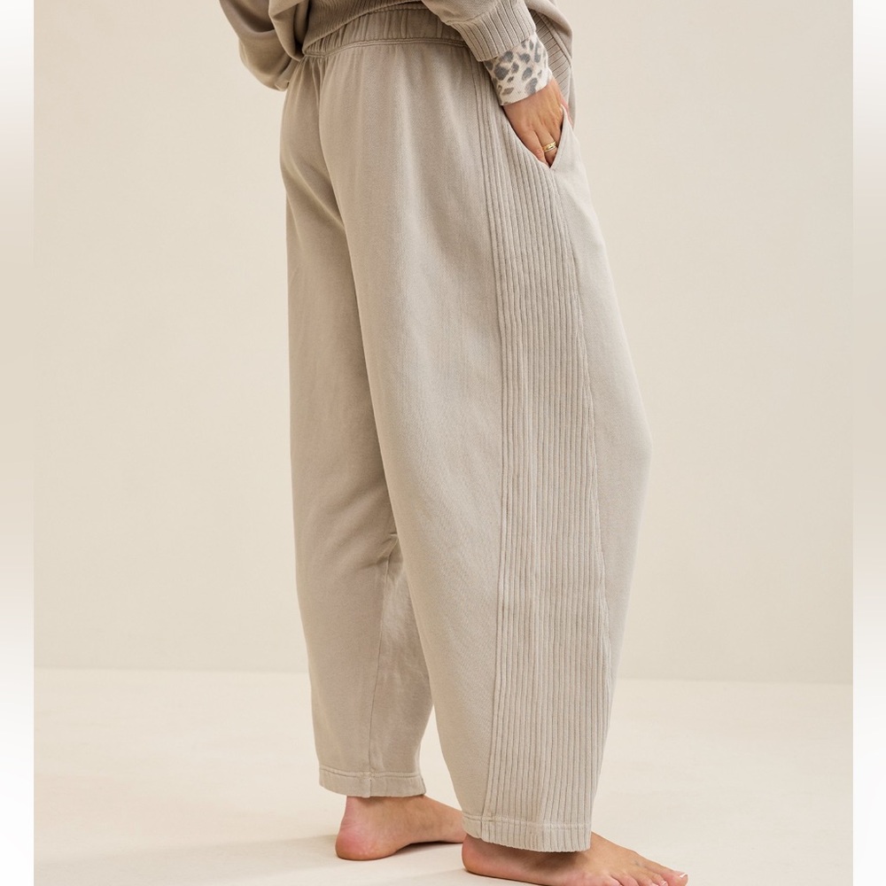 Aerie Oh Snap! Barrel Sweatpants Stone Harbor XL Reg